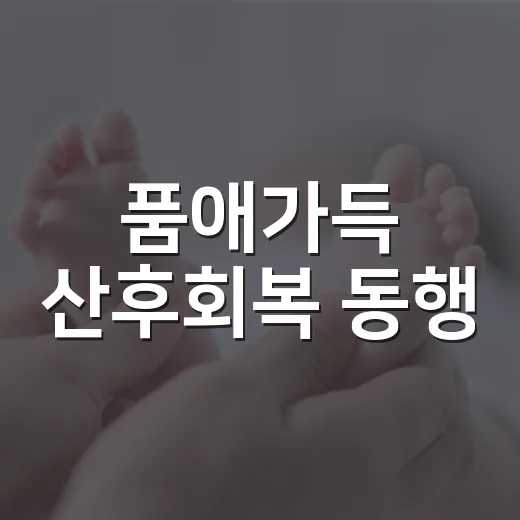 품애가득 산후회복 동행