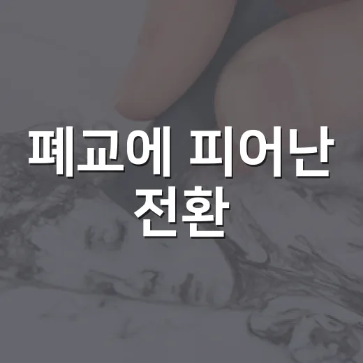 폐교에 피어난 전환
