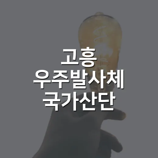 고흥 우주발사체 국가산단, 2032년 준공