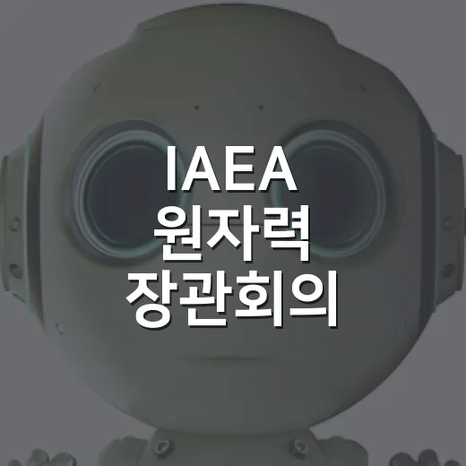 IAEA 원자력 장관회의, 29일까지