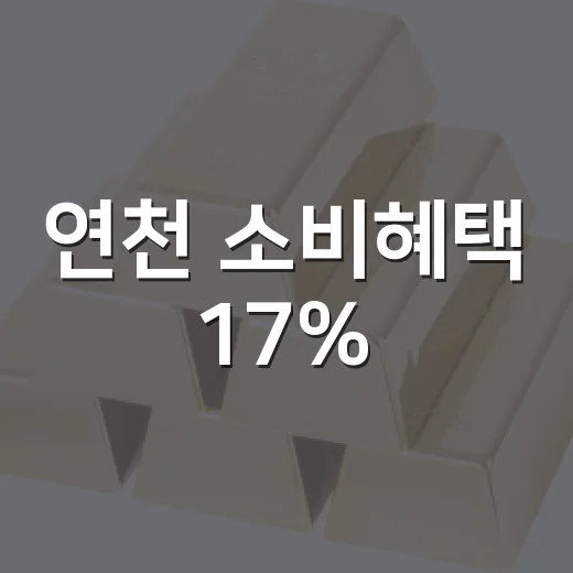 연천 소비혜택 17%