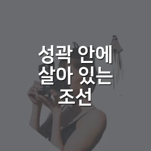 성곽 안에 살아 있는 조선
