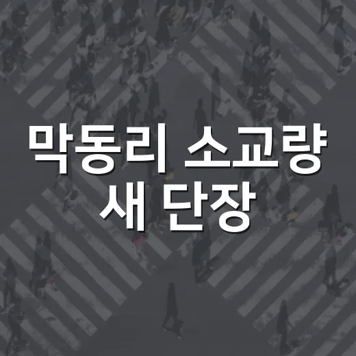 막동리 소교량 새 단장