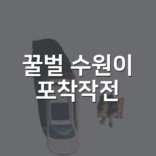 꿀벌 수원이 포착작전