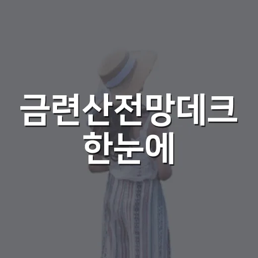금련산전망데크 한눈에
