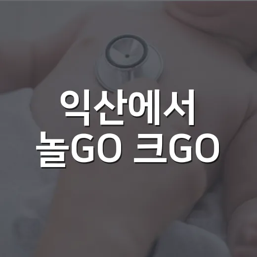 익산에서 놀GO 크GO