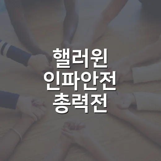 핼러윈 인파안전 총력전