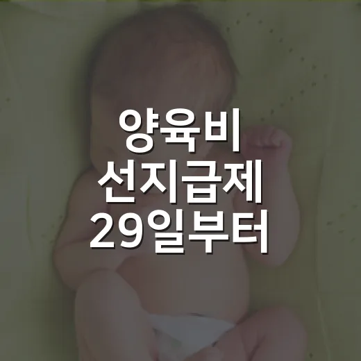 양육비 선지급제 29일부터 소득기준 폐지