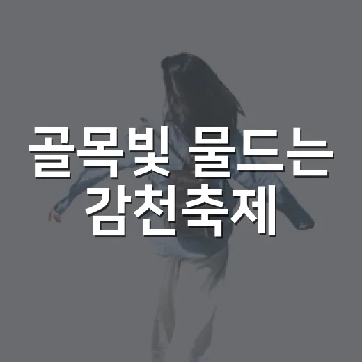 골목빛 물드는 감천축제