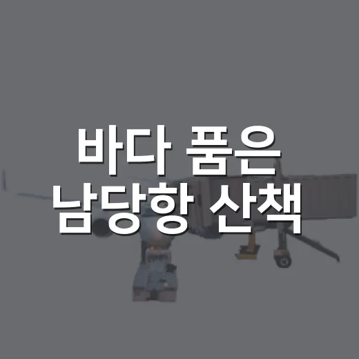 바다 품은 남당항 산책