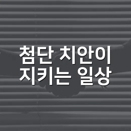 첨단 치안이 지키는 일상
