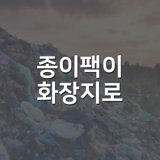 종이팩이 화장지로