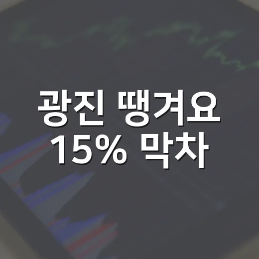 광진 땡겨요 15% 막차