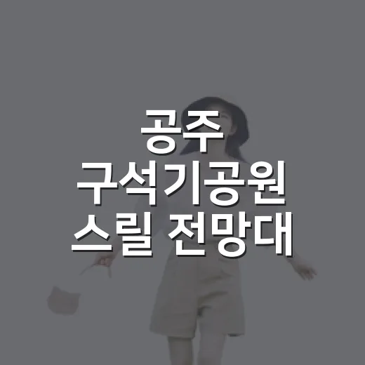 공주 구석기공원 스릴 전망대